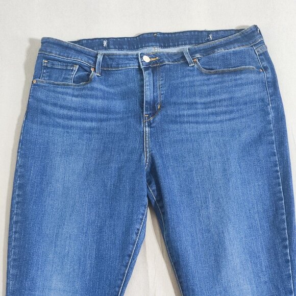 Signature by Levi Strauss jeans women's size 18M denim blue colour straight leg - Picture 2 of 16